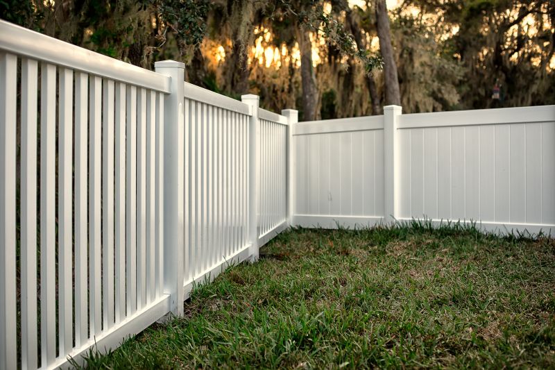 Classic White Vinyl Fence