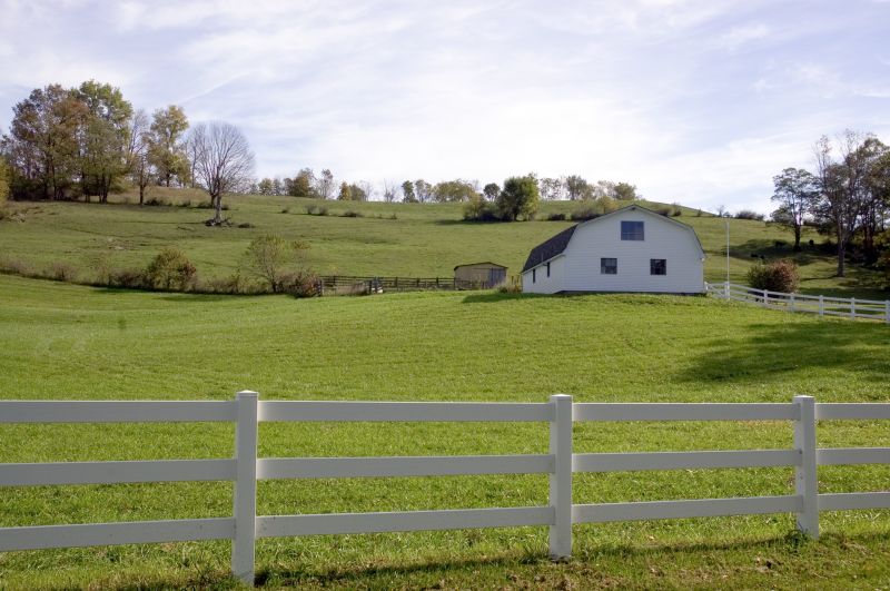 Split Rail Fence in a Rural Setting