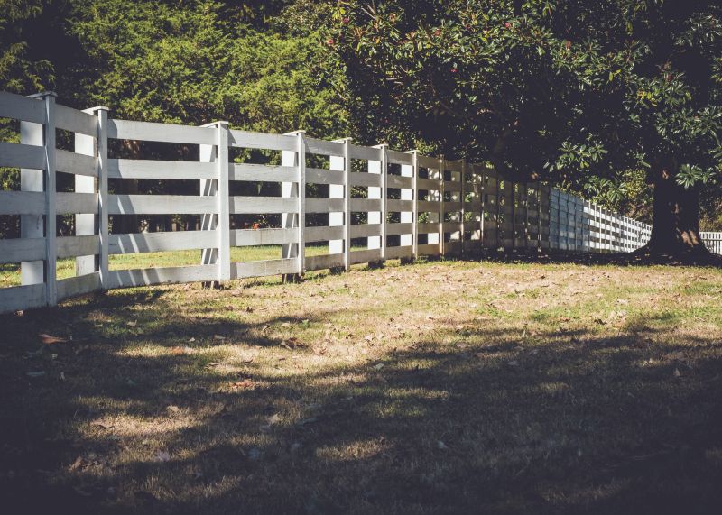 Close-up of Wooden Rails