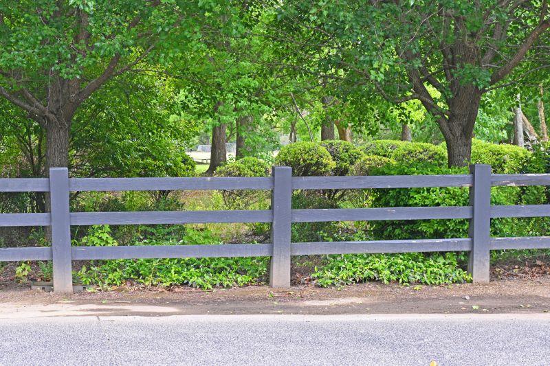 split rail fence installation